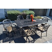 Wayfair cast aluminum on sale patio furniture